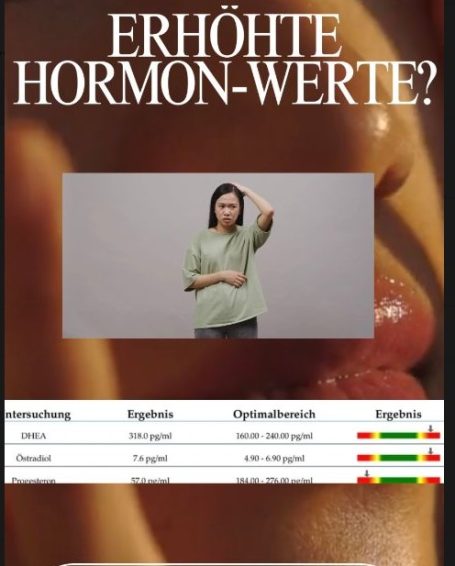 Erhöhte Hormonwerte